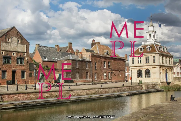 : General view of Purfleet Quay and the custom house : General view of Purfleet Quay and the custom house