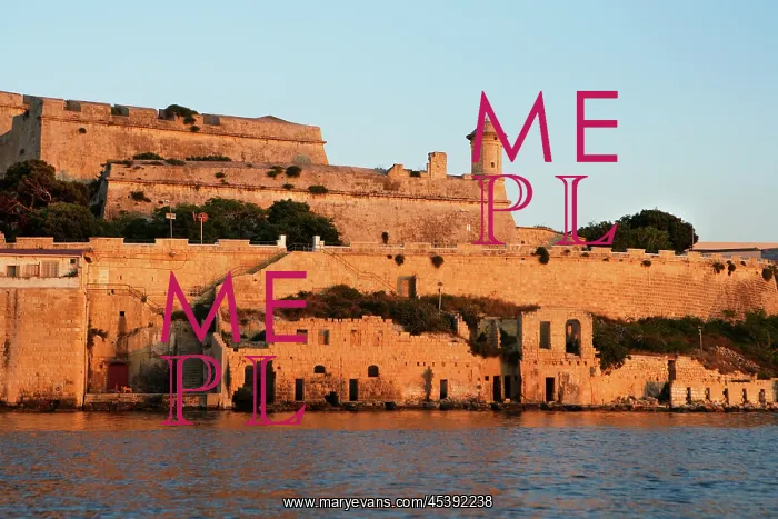 : Malta. General view of the Ramparts, Valletta, Malta : Malta. General view of the Ramparts, Valletta, Malta