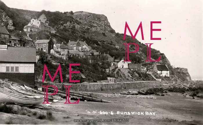 : General View, Runswick Bay, Yorkshire : General View, Runswick Bay, Yorkshire