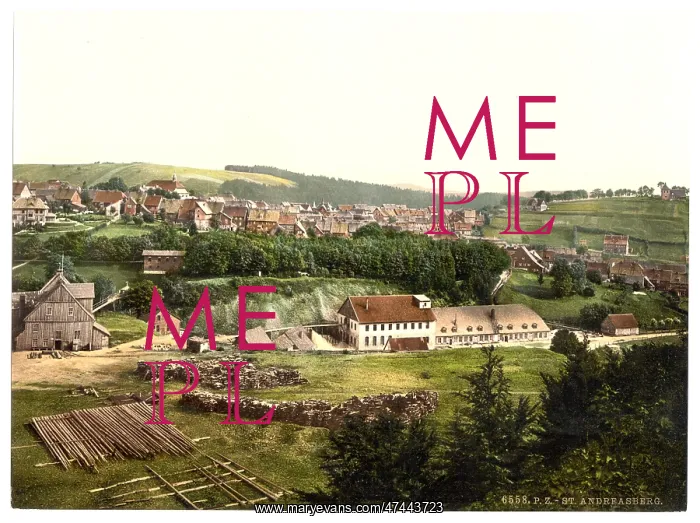 : General view, St. Andreasburg, Hartz, Germany : General view, St. Andreasburg, Hartz, Germany
