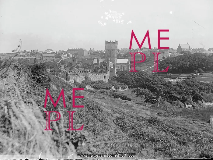 : General view, St David's, Pembrokeshire, South Wales : General view, St David's, Pembrokeshire, South Wales