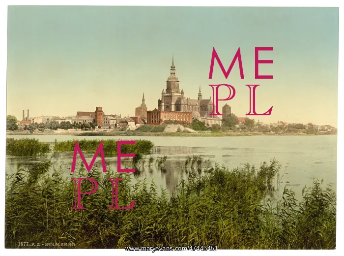 : General view, from station, Stralsund, Pommeraina sic, Germa : General view, from station, Stralsund, Pommeraina sic, Germa
