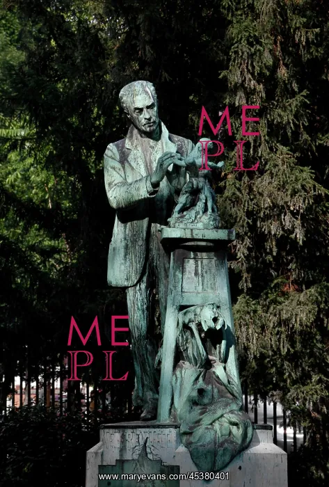 : General view of the statue called l'Homme de l'age : General view of the statue called l'Homme de l'age