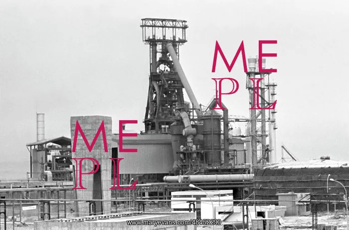 : General view of steel complex of El Hadjar in Algeria, 1969 : General view of steel complex of El Hadjar in Algeria, 1969
