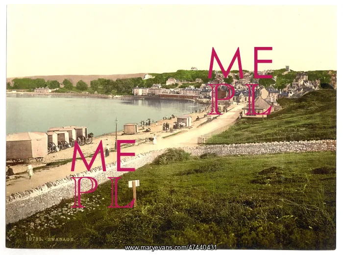 : General view, Swanage, England : General view, Swanage, England