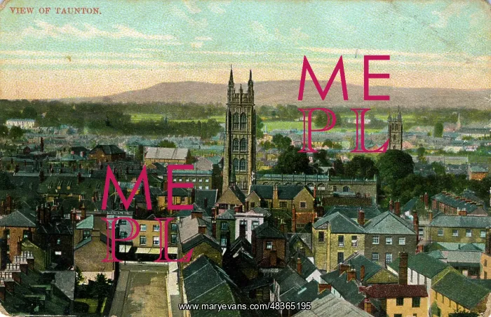 : General View, Taunton, Somerset : General View, Taunton, Somerset