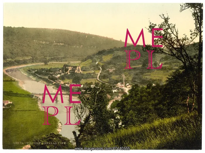 : General view, Tintern, England : General view, Tintern, England