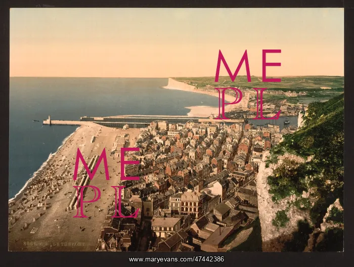 : General view, Treport, France : General view, Treport, France
