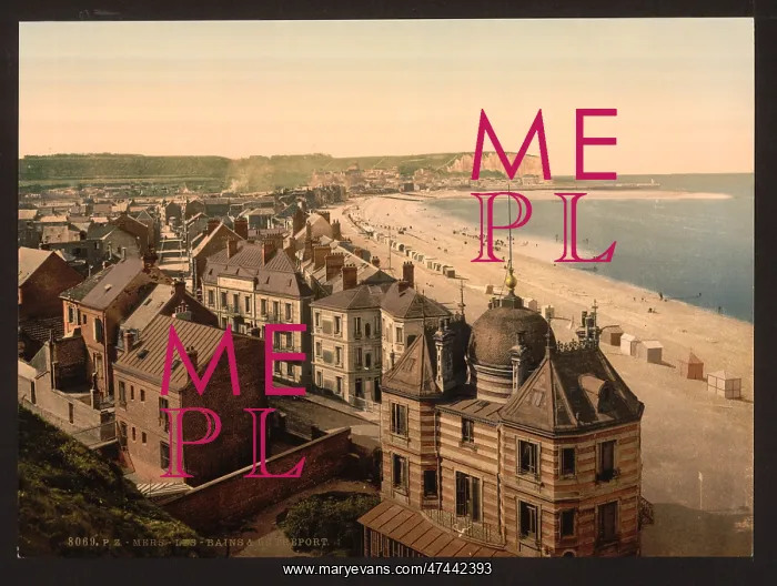 : General view, Treport, France : General view, Treport, France