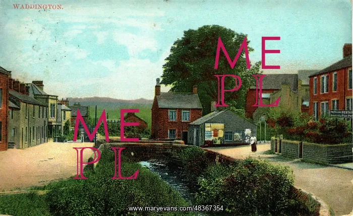 : General View, Waddington, Lancashire : General View, Waddington, Lancashire