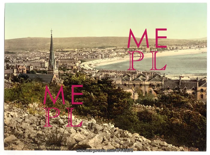 : General view, Weston-super-Mare, England : General view, Weston-super-Mare, England