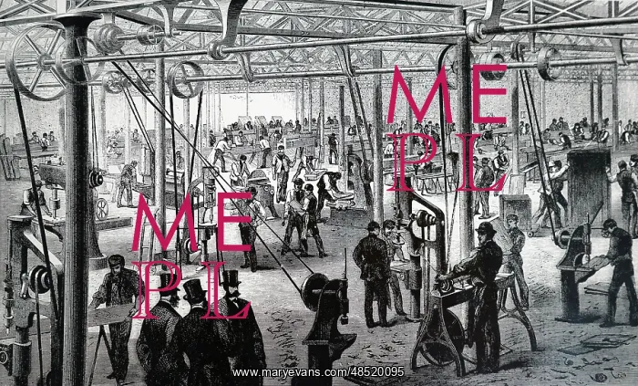 : General view of the workshop in Chubb and Sons : General view of the workshop in Chubb and Sons