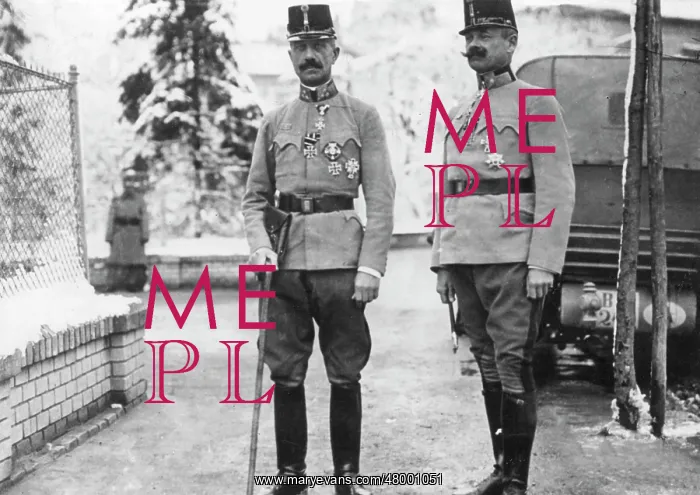 : General von Boehm-Ermolli and General von Bardolf : General von Boehm-Ermolli and General von Bardolf
