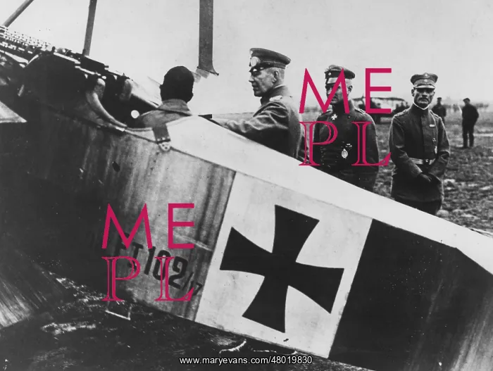 : General von Hoeppner, Wolff and Richthofen, WW1 : General von Hoeppner, Wolff and Richthofen, WW1