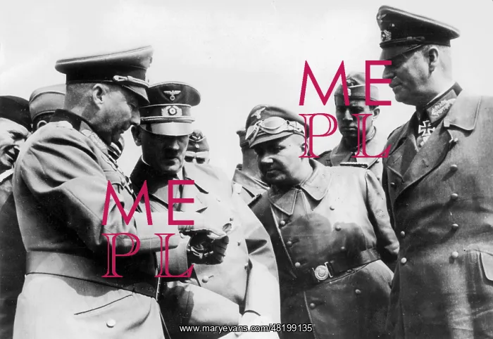 : General von Kluge, Adolf Hitler, Martin Bormann, Dr. Brandt : General von Kluge, Adolf Hitler, Martin Bormann, Dr. Brandt