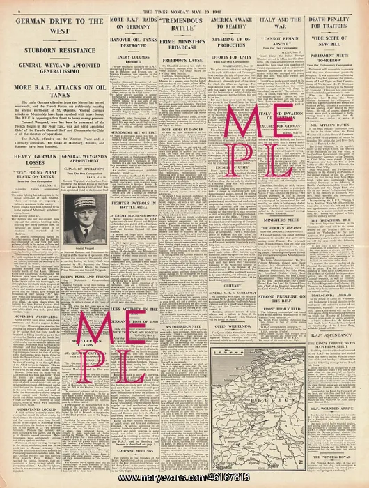 : General Weygand takes command of French Forces : General Weygand takes command of French Forces