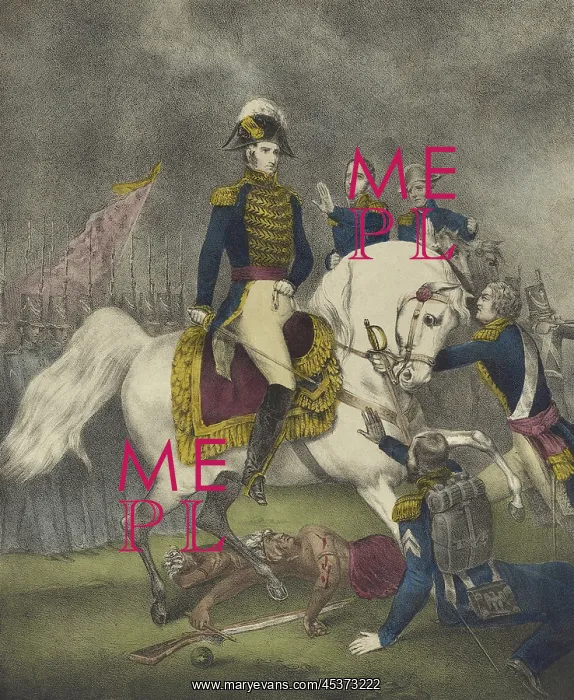 : General William Henry Harrison at the Battle : General William Henry Harrison at the Battle