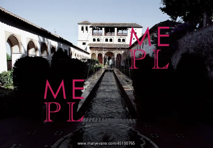 : Generalife, Alhambra, Granada, Spain : Generalife, Alhambra, Granada, Spain