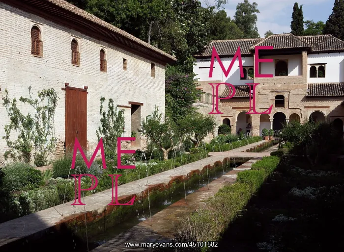 : Generalife, Alhambra, Granada, Spain : Generalife, Alhambra, Granada, Spain