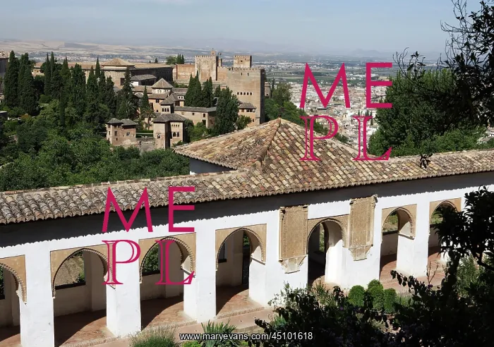 : Generalife, Alhambra, Granada, Spain : Generalife, Alhambra, Granada, Spain