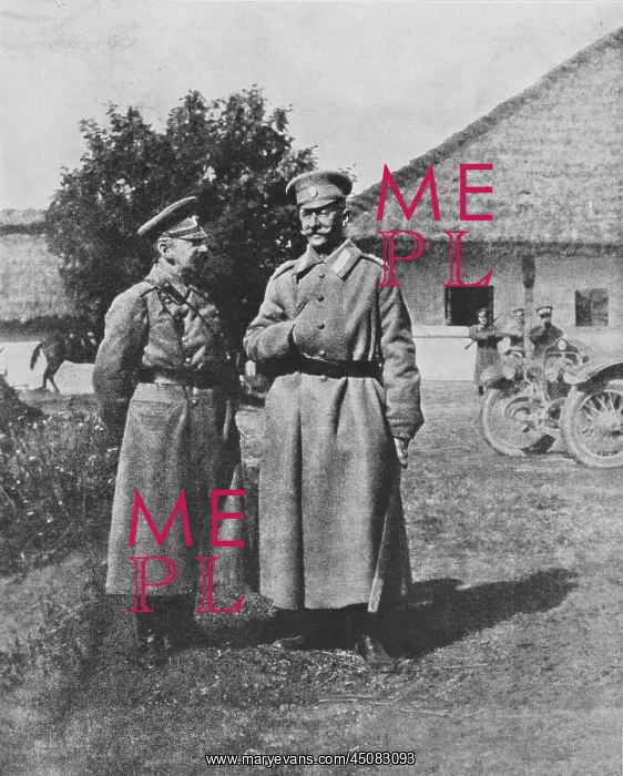 : Generals Gurko and Brusilov, Russian Revolution, photograph : Generals Gurko and Brusilov, Russian Revolution, photograph