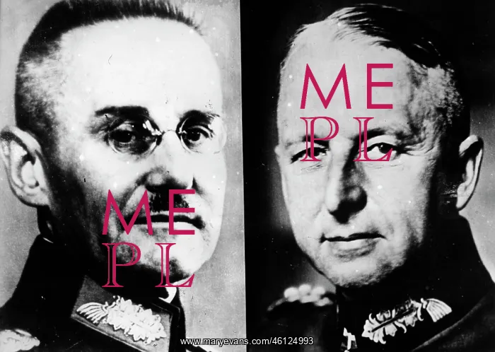 : Generals Halder and Von Manstein, army consultants : Generals Halder and Von Manstein, army consultants