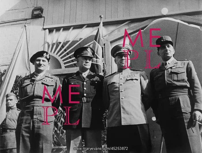 : Generals Montgomery, Eisenhower, Zhukov, and de : Generals Montgomery, Eisenhower, Zhukov, and de