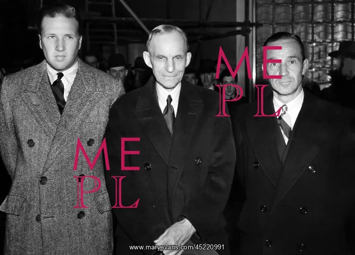 : Three Generations of Fords: l to r: Henry ? : Three Generations of Fords: l to r: Henry ?