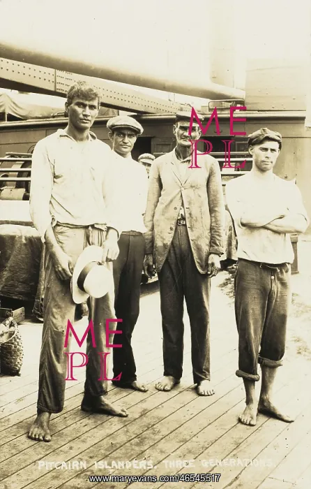 : Three Generations of Pitcairn Islanders : Three Generations of Pitcairn Islanders