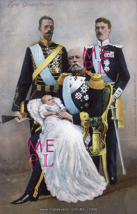 : Four Generations of Swedish Royalty : Four Generations of Swedish Royalty