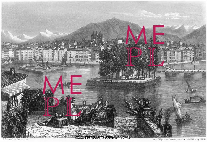  : GENEVA / ACROSS LAKE C1840