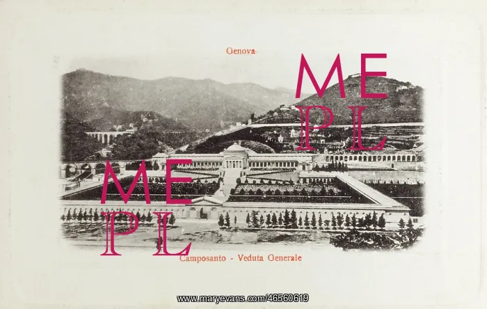 : Genoa, Italy - Camposanto - General view : Genoa, Italy - Camposanto - General view
