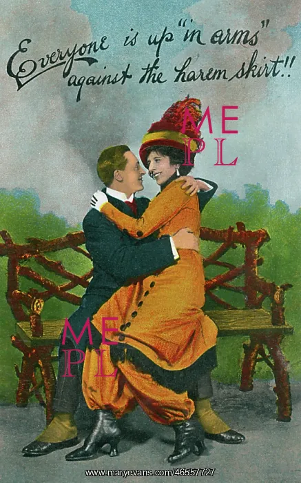 : Gentleman not at all aghast about the Harem Skirt : Gentleman not at all aghast about the Harem Skirt