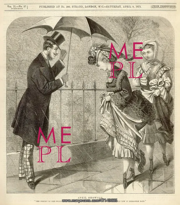 : Gentleman offers to share his umbrella -ella -ella : Gentleman offers to share his umbrella -ella -ella
