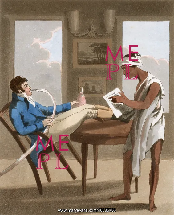 : Gentleman with his Sircar, or Money Servant : Gentleman with his Sircar, or Money Servant
