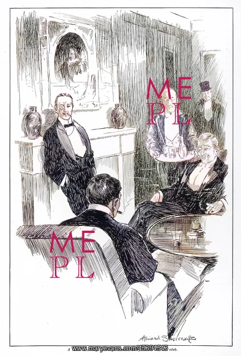 : Gentleman's club, 1906 : Gentleman's club, 1906