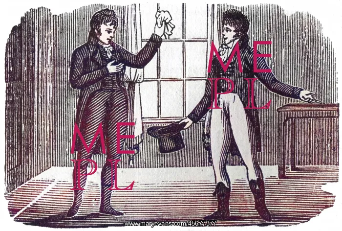 : Two gentlemen, c. 1800 : Two gentlemen, c. 1800
