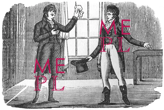 : Two gentlemen, c. 1800 : Two gentlemen, c. 1800