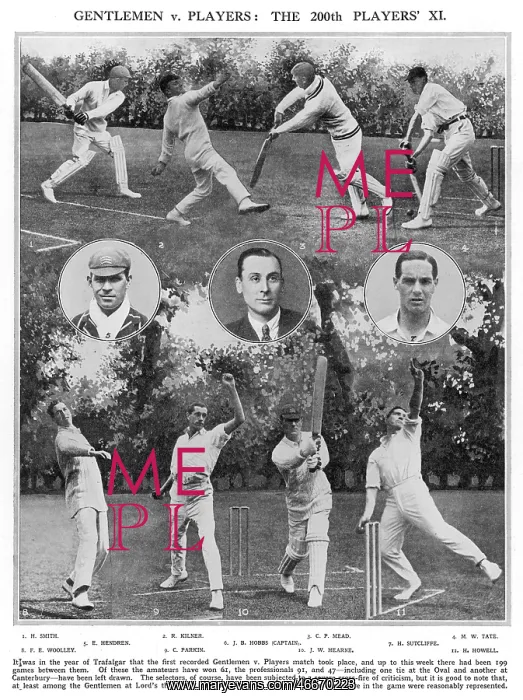 : Gentlemen v Players, 200th Cricket Eleven : Gentlemen v Players, 200th Cricket Eleven