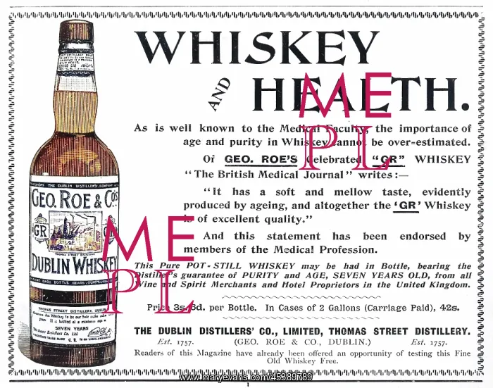 : Geo Roe's Irish Whisky : Geo Roe's Irish Whisky
