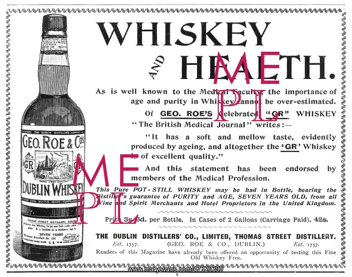 : Geo Roe's Irish Whisky : Geo Roe's Irish Whisky