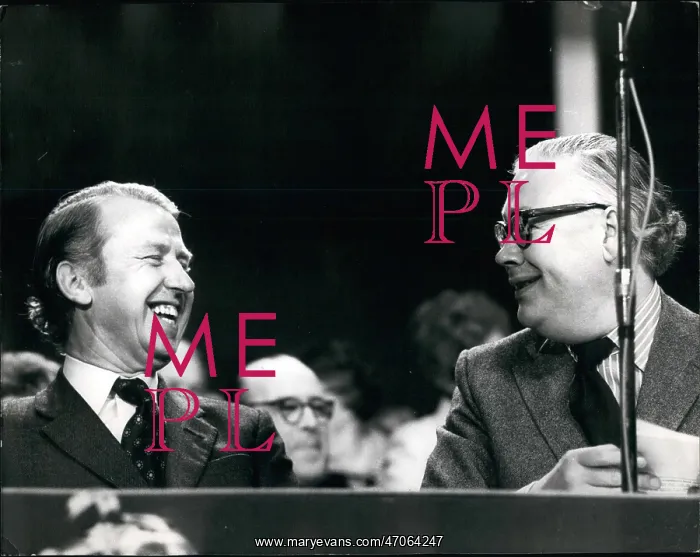 : Geoffrey Rippon and Peter Walker, Blackpool conference : Geoffrey Rippon and Peter Walker, Blackpool conference