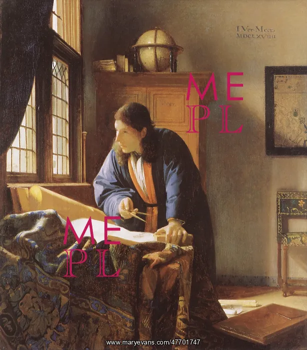 : Geographer, by Johannes Vermeer : Geographer, by Johannes Vermeer