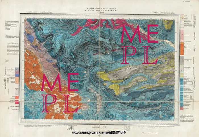 : Geological map of Brough-under-Stainmore : Geological map of Brough-under-Stainmore