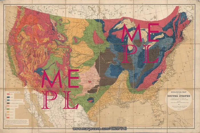: Geological map of the United States : Geological map of the United States