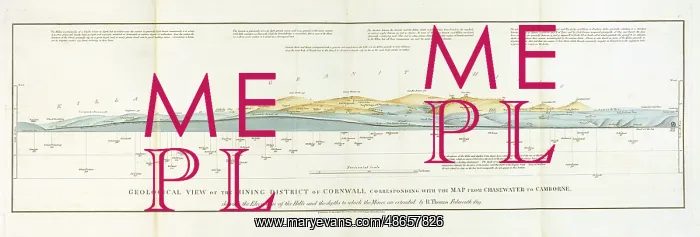 : Geological View of the Mining District of Cornwall : Geological View of the Mining District of Cornwall