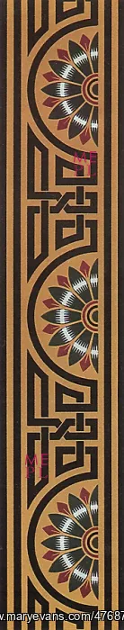  : Geometric Floral Border