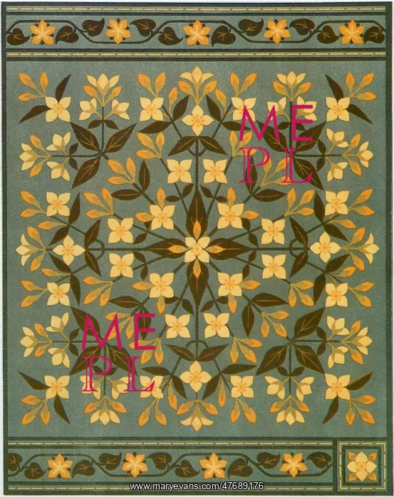  : Geometric Floral Design