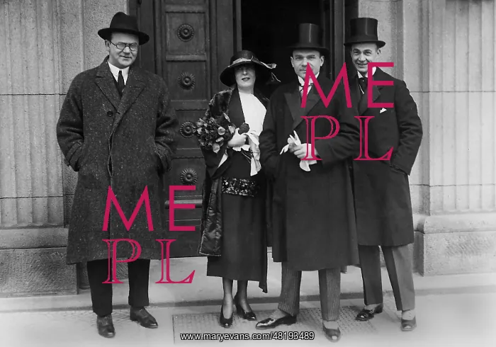 : Georg Jacoby with his first wife, 1922 : Georg Jacoby with his first wife, 1922