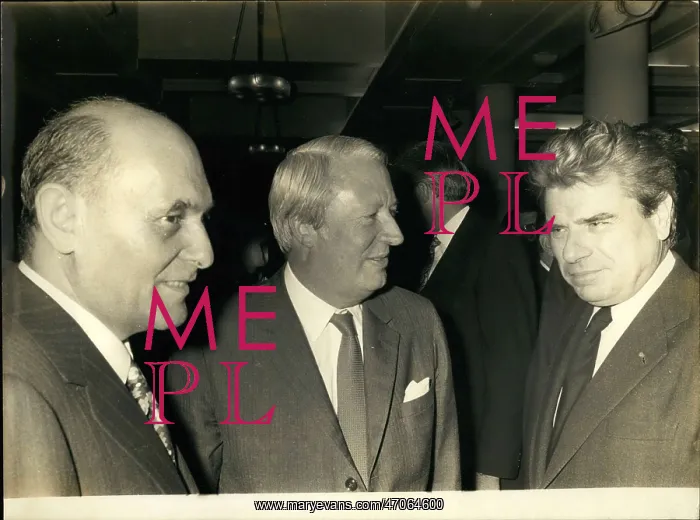 : Georg Solti, Edward Heath and Jacques Duhamel : Georg Solti, Edward Heath and Jacques Duhamel